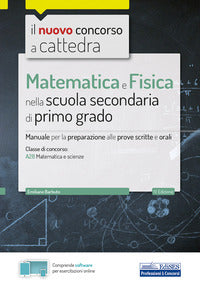 Matematica e fisica a28 nella scuola secondaria di primo grado manuale per la preparazione 