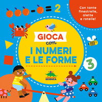 Gioca con i numeri e le forme - con tante finestrelle, alette e rotelle ! 