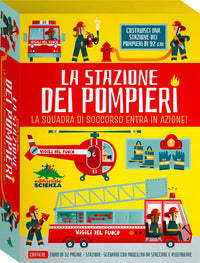 Stazione dei pompieri - la squadra di soccorso entra in azione ! con scenario 