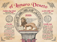 Lunaro veneto 2026 - il calendario tutto veneto 
