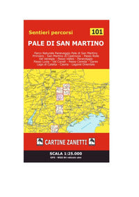 Pale di san martino 1:25.00 reticolo gps 