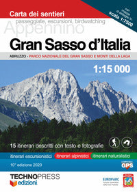 Gran sasso d'italia 1:15.000 
