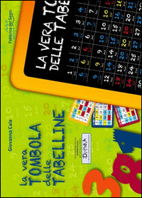 Vera tombola delle tabelline - colori della moltiplicazione. 