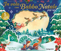 In volo con babbo natale pop up 