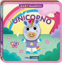 Unicorno - baby sbucaditino in feltro 