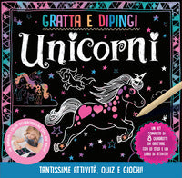 Unicorni - gratta e dipingi 