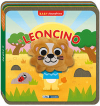 Leoncino - baby sbucaditino in feltro 