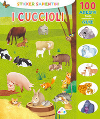 Cuccioli - sticker sapientini 100 adesivi quiz 