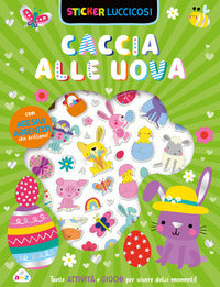 Caccia alle uova - sticker luccicosi 