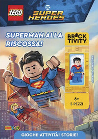 Superman alla riscossa ! lego dc comics super heroes con minifigure di superman 