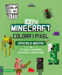 100% minecraft colora i pixel speciale mostri 