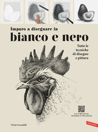 Imparo a disegnare in bianco e nero - tutte le tecniche di disegno e pittura con video tutorial 
