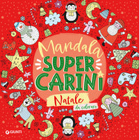 Mandala super carini natale da colorare 