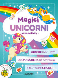 Magici unicorni - creo gioco coloro con adesivi 