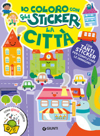 Citta' - io coloro con gli stickers 