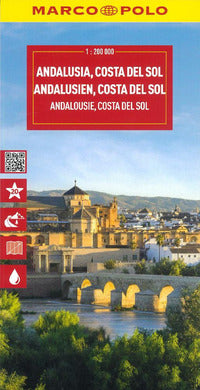Andalusia costa del sole siviglia cordoba 1:200.000 