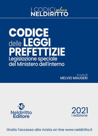 Codice delle leggi prefettizie 2021 