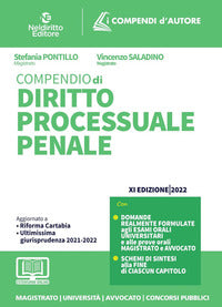 Compendio di diritto processuale penale 