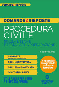 Procedura civile - domande e risposte 