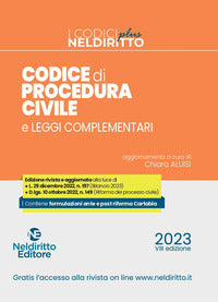 Codice di procedura civile e leggi complementari 2023 