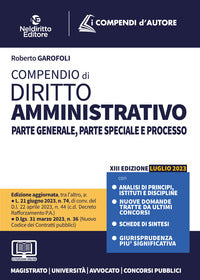 Compendio di diritto amministrativo - parte generale parte speciale e processo 