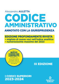 Codice amministrativo annotato con la giurisprudenza + domande e risposte di diritto amministrativo 