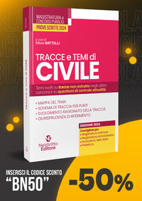 Tracce e temi di civile per il concorso in magistratura 2024 