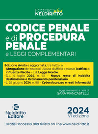 Codice penale e di procedura penale 2024 e leggi complementari 