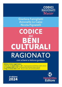 Codice dei beni culturali 2024 ragionato 