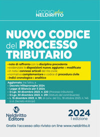 Nuovo codice del processo tributario 2024 
