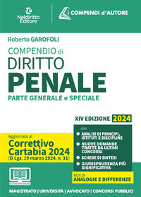 Compendio di diritto penale - parte generale e speciale con espansione online 