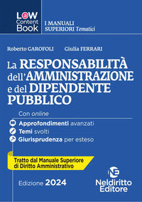 Responsabilita' dell'amministrazione e del dipendente pubblico 2024 