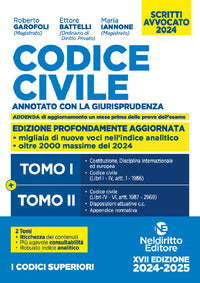 Codice civile 2024 - 2025 annotato con la giurisprudenza - 2 tomi 