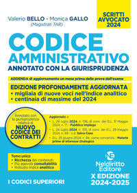 Codice amministrativo 2024 annotato con la giurisprudenza per l'esame di avvocato 
