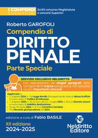 Compendio di diritto penale - parte speciale 2024 - 2025 