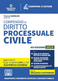 Compendio di procedura civile - aggiornato al decreto correttivo cartabia 2024 2025 ii edizione 