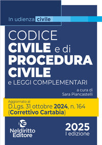 Codice civile e di procedura civile 2025 e leggi complementari 