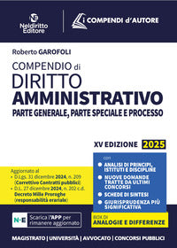 Compendio di diritto amministrativo 2025 