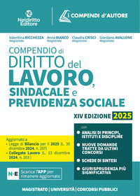 Compendio di diritto del lavoro sindacale e della previdenza sociale con app 