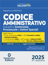 Codice amministrativo 2025 