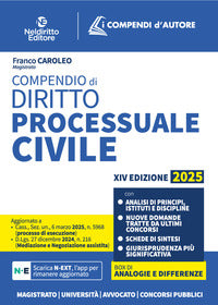 Compendio di procedura civile 2025 aggiornato al i e al ii correttivo cartabia in tema di 