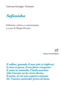 Sofonisba. ediz. critica 