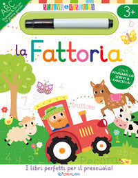 Fattoria - scrivo e riscrivo con pennarello 