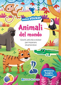 Animali del mondo mini sticker 
