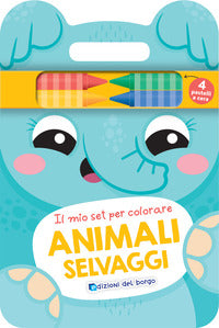 Animali selvaggi - il mio set per colorare 