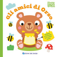 Amici di orso - morbidi sticker 