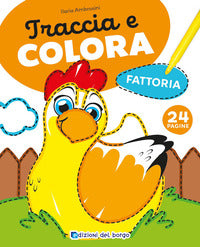 Fattoria - traccia e colora 