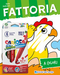 Fattoria con 6 pennarelli jumbo carioca 