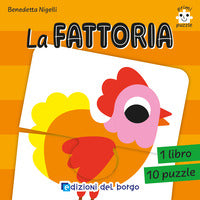 Fattoria - primi puzzle a colori con 10 puzzle 