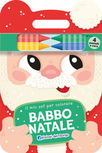 Babbo natale - il mio set per colorare 